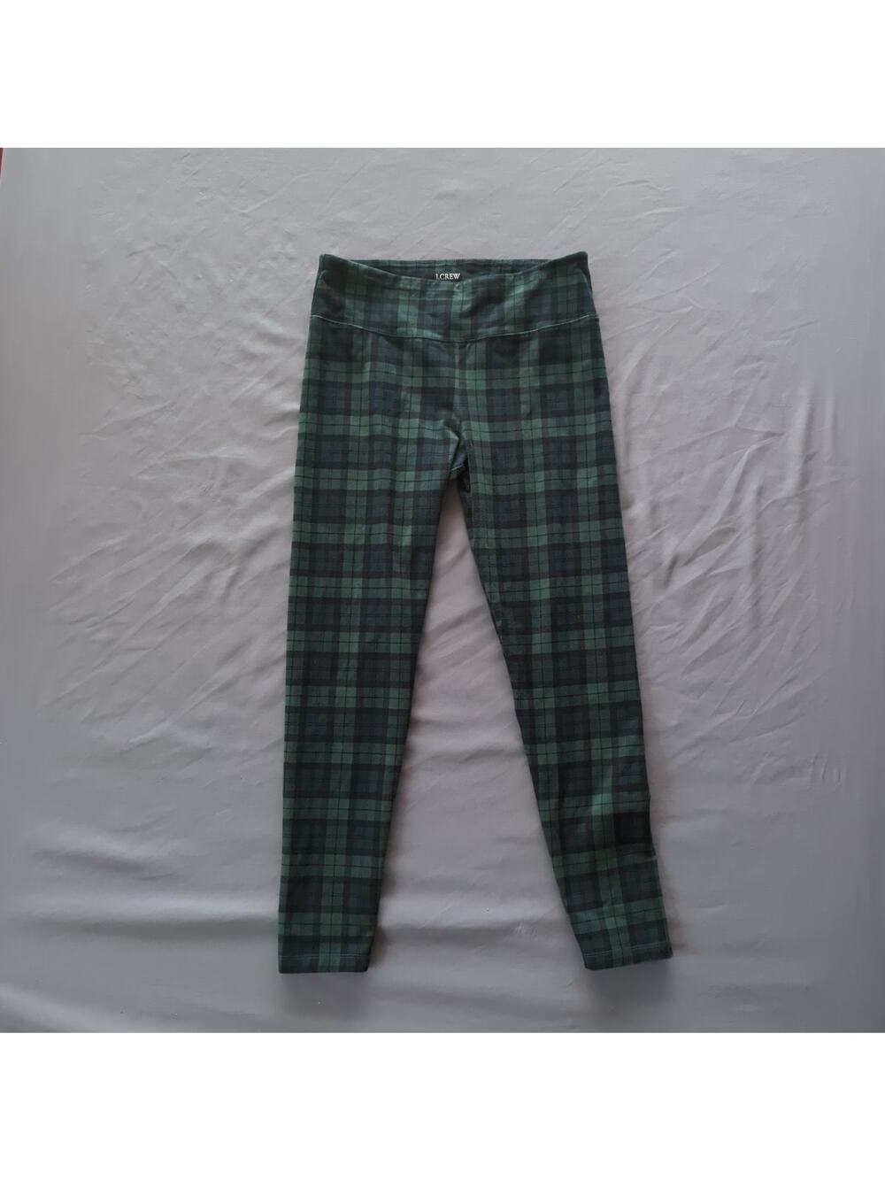 J.Crew Factory Blackwatch Plaid Leggings Medium Preppy Dark Academia Golfcore